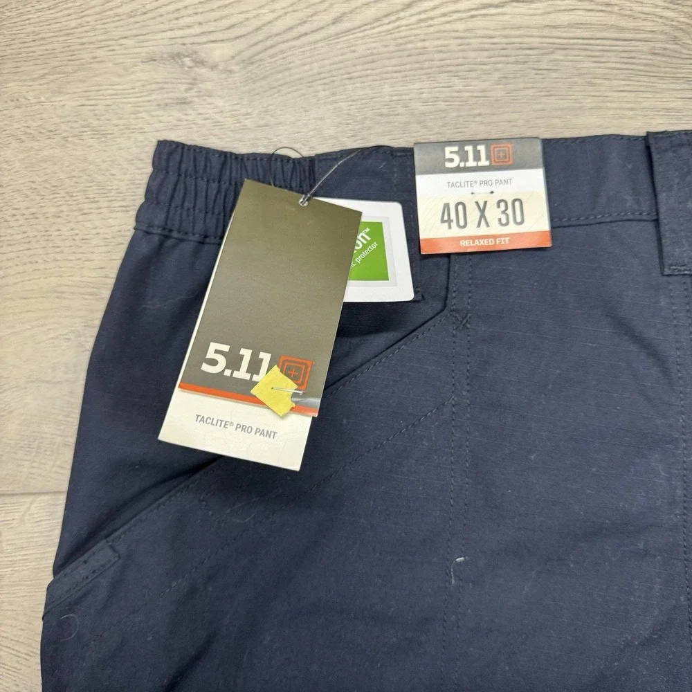 NWT 5.11 Tactical Taclite Pro Pant Dark Navy Men's Sz‎ 40x30 Utility